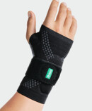 Hand with JuzoFlex Manu Xtra in colour Black