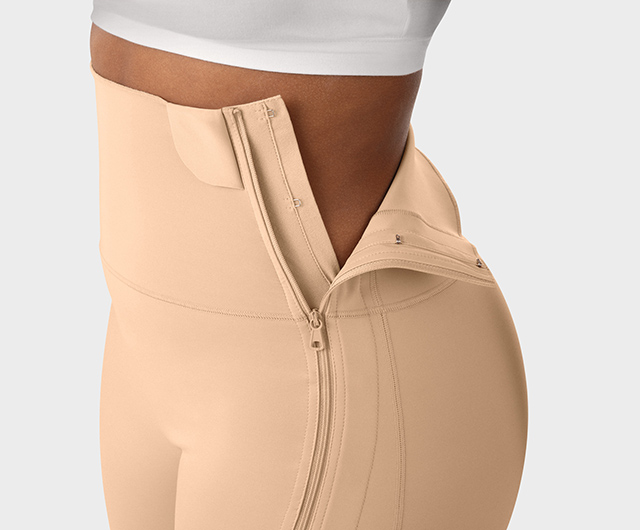 Juzo Comprima Leggings Zipper with hook underlap