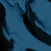 Échantillon avec motif Batique bleu et noir