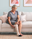 Woman wearing Juzo Compression Wrap