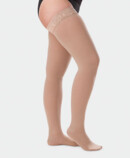 4. Product image Juzo Soft Juzo Soft with decorative border in colour Almond